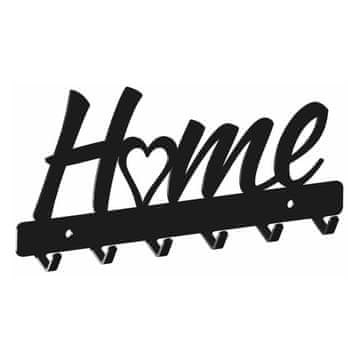 shumee Obešalnik WS69, HOME, črne barve, strukturiran