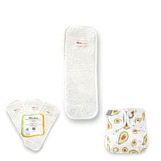 shumee Vpojni vložek za platnene plenice bambus-konoplja 10x28,5 cm