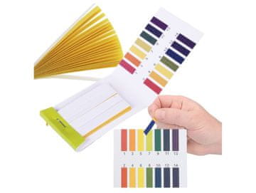 shumee Lakmusovi papirnati trakovi za merjenje pH 1-14 80 kosov.