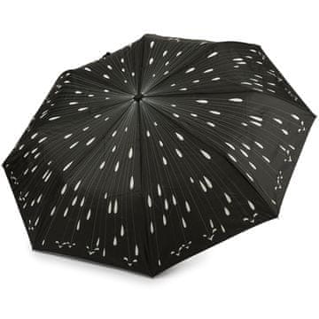 shumee Zložljivi dežnik, ki spreminja barvo, XL, ženski dežnik s črnim pokrovom