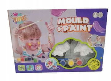 shumee KOMPLET ZA USTVARJANJE NAREDITEV MAVECI DINOZAVRJI BARVNE FIGURKE ČOPIČI