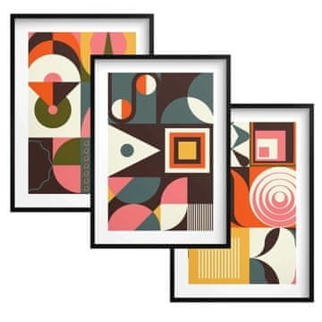 shumee Stenski plakati z okvirji Moderne stenske slike Geometrija Abstrakcija