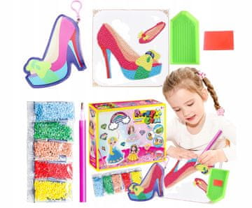 shumee KOMPLET DIAMANTNEGA VEZENINE 1000 DIAMANTOV ČEVLJI