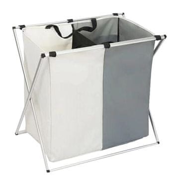 shumee Samostoječa košara za perilo iz tekstila
