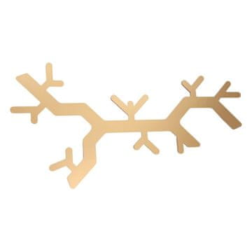 shumee Obešalnik WS10, TWIG, zlat