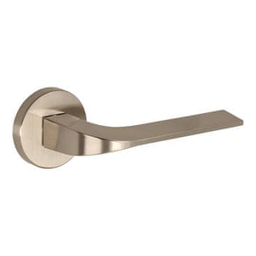 shumee Kljuka za vrata DH18, Vidaro, Basic Line, okrogla plošča, brušen nikelj