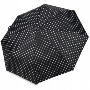 shumee Zložljivi dežnik Ženski avtomatski dežnik Dots Polka Dots s prevleko