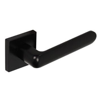 shumee Kljuka za vrata DH29, Organic, kvadratna plošča, mat črna