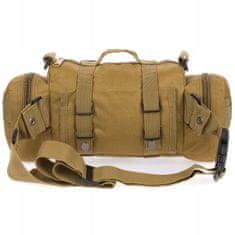 shumee BEŽ VOJAŠKA TORBA ZA PAS Z TRAKOM