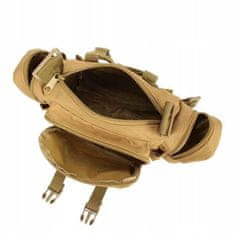 shumee BEŽ VOJAŠKA TORBA ZA PAS Z TRAKOM