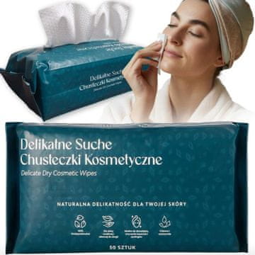 shumee Robčki za enkratno uporabo, kozmetični robčki za odstranjevanje ličil, 50 kosov.