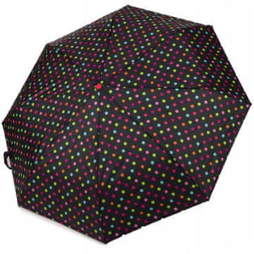 shumee Zložljivi dežnik Ženski avtomatski dežnik Dots Polka Dots s prevleko