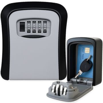 shumee Ključ sef omarica koda šifra omarica stenska škatla za shranjevanje siva