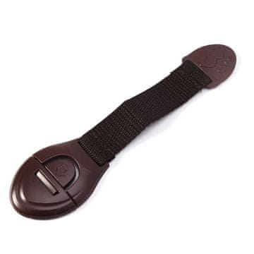 shumee Varnost omaric, ključavnica za predal s trakom, rjava