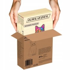 shumee Lesena sestavljanka Barviti bloki sestavljanke za otroke in odrasle Mačka