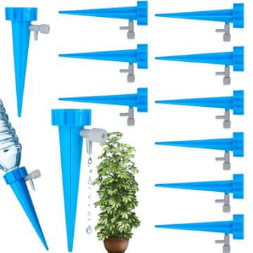 shumee 10x zalivalka za rože, lončke, steklenice s pipami, rastline, vrt, 10 kosov zalivalk