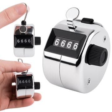 shumee Mehanski števec ročni kliker kliker kovinski pedometer pedometer