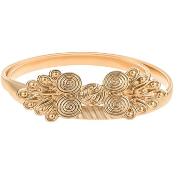 shumee ŽENSKI PAS, OKRASNI, ELASTIČNI, VZMETNI, Z ZLATO PLOŠČICO