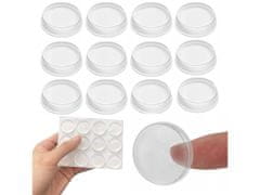 shumee 12 samolepilnih odbijačev za stenske kljuke, komplet 12 kosov