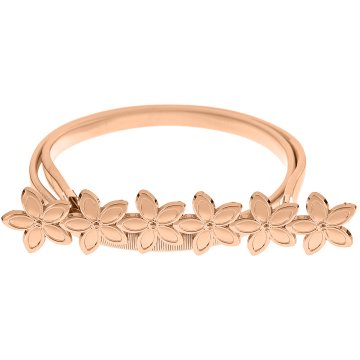 shumee ELASTIČNI TRAK KOVINSKI VZMETNI VZMETNI KROŽNIK ZLATI CVET