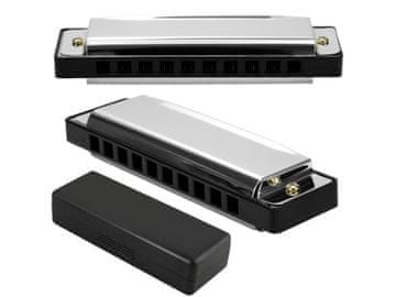 shumee Kovinska diatonična harmonika, C-dur, 10 lukenj + kovček