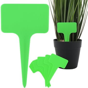 shumee 20 nalepk za opis pomena rastlin, komplet 10 x 6 zelenih označevalnih ploščic