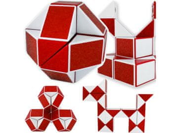 shumee Čarobna sestavljanka kača, sestavljanka, kocka za otroški dan, rdeča