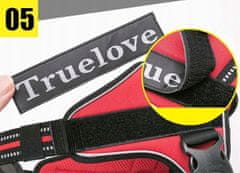 Truelove ČRNA Strong TRUELOVE XS zaščitna pasja oprsnica
