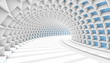 shumee Magnetna podloga za pokrov radiatorja Dekorativni 3D tunel 60x100cm