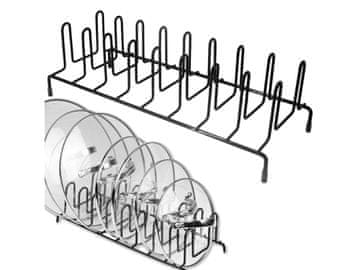 shumee Kuhinjsko stojalo za organizatorje pokrovov, krožnikov, za omare, predale, jeklo