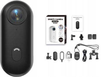 shumee Mini športna kamera HD 1080p vodoodporna 140° kot WiFi adapterji dodatki
