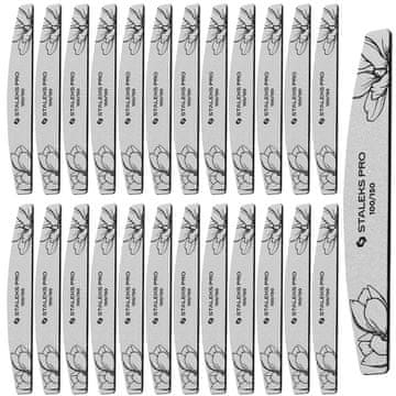 shumee 25x STALEKS mineralna pilica za nohte za manikuro HALF MOON čoln 100 150