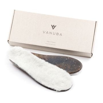 shumee Zamenljiv vložek iz ovčje kože, bela obutev 42