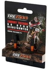 shumee Oranžni ventili Trezado Tubeless - 2 kosa s ključem