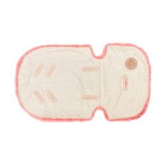 shumee Vložek za voziček iz roza ovčje kože