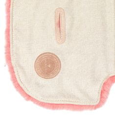 shumee Vložek za voziček iz roza ovčje kože