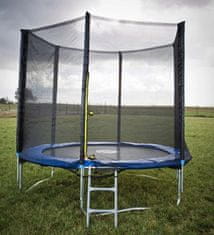 shumee 8FT mreža za trampolin 244/250/252 cm za 6 stebrov, močna in vzdržljiva