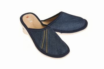 shumee Hišni copati Ženski usnjeni copati Wójciak Footwear 40