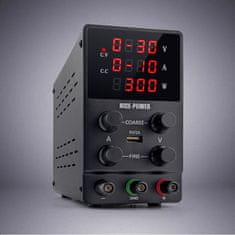 shumee Laboratorijski napajalnik Servis 30V 10A Nastavljiv Precision USB CC CV
