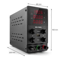 shumee Laboratorijski napajalnik Servis 30V 10A Nastavljiv Precision USB CC CV