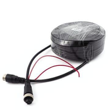 shumee Video kabel za monitor s kamero za vzvratno vožnjo 15 m 4 pinski zviti vtiči