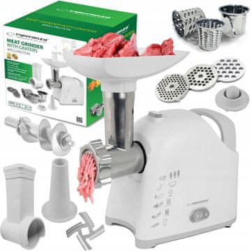 shumee Električni mlinček za meso in klobase 2200 W