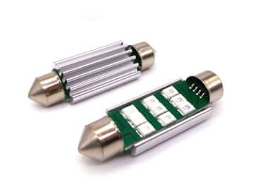 shumee 2 kosa LED žarnice SV8.5 12-24V CANBUS 42mm