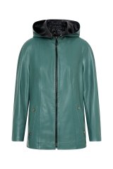 shumee Ženska usnjena jakna "Mariola" z zadrgo, velikost oblačil S