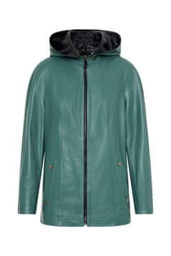 shumee Ženska usnjena jakna "Mariola" z zadrgo. Velikost oblačil 4xl.