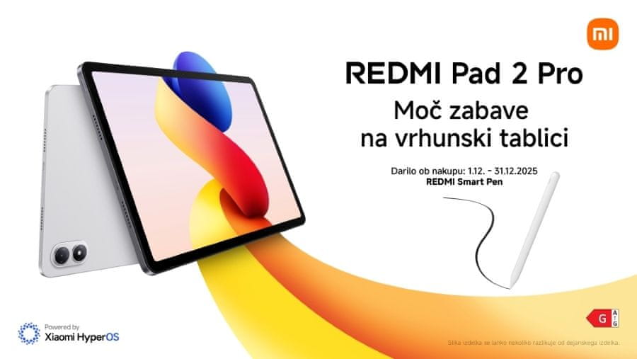 Darilo ob nakupu - pametno pisalo Redmi Pad 2