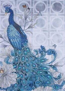 Moments Diamantno vezenje Lila Peacock 2 35x45 cm