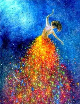 shumee Diamantno vezenje Čarobni ples 40x50