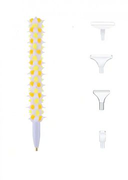 shumee Aplikator za diamantno vezenje + 4 konice, zlate okrasne konice