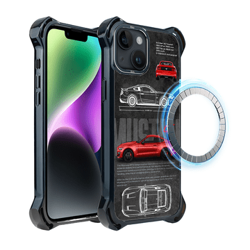 shumee Ovitek za iPhone 14 Plus IBIZU DropGuard Ultra z MagSafe TechDrive, GT V8 “Coyote”